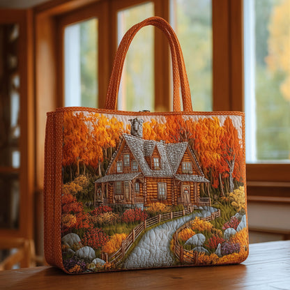 Log Cabin Quilted Tote Bag GFTONT1686