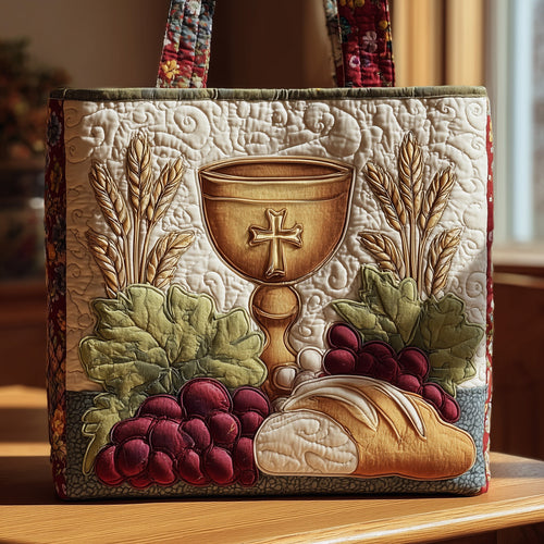 Holy Supper Quilted Tote Bag GFTONT1687