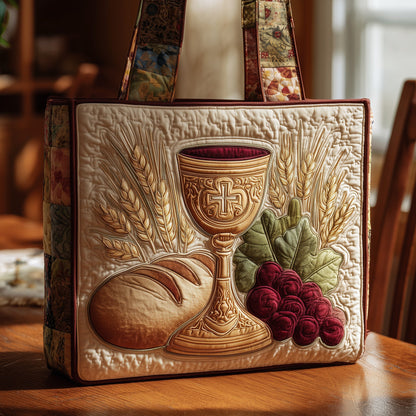Holy Supper Quilted Tote Bag GFTONT1688