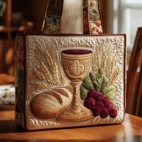 Holy Supper Quilted Tote Bag GFTONT1688