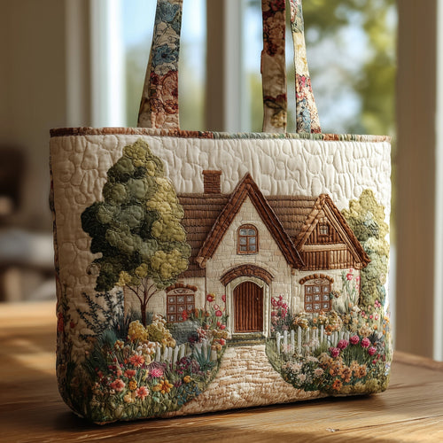 Cottage House Quilted Tote Bag GFTONT1700