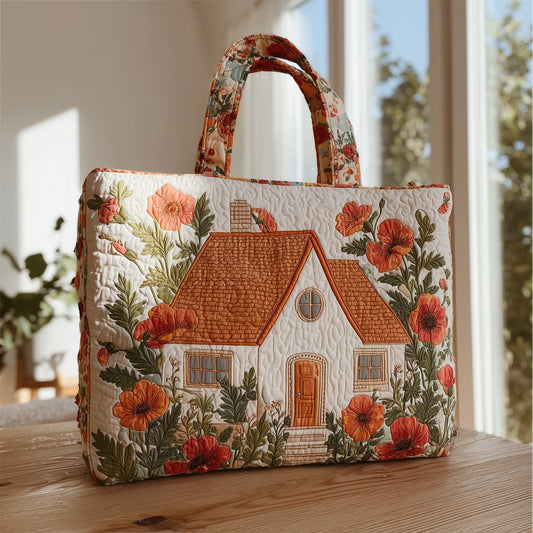Cottage House Quilted Tote Bag GFTONT1702