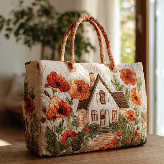 Cottage House Quilted Tote Bag GFTONT1703