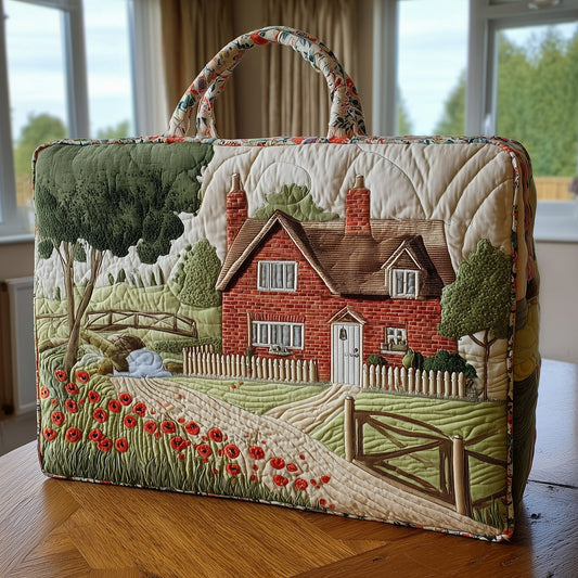 Cottage House Quilted Tote Bag GFTONT1705
