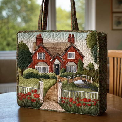 Cottage House Quilted Tote Bag GFTONT1706
