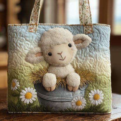 Farm Sheep Quilted Tote Bag GFTONT1710