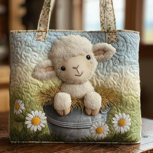Farm Sheep Quilted Tote Bag GFTONT1710