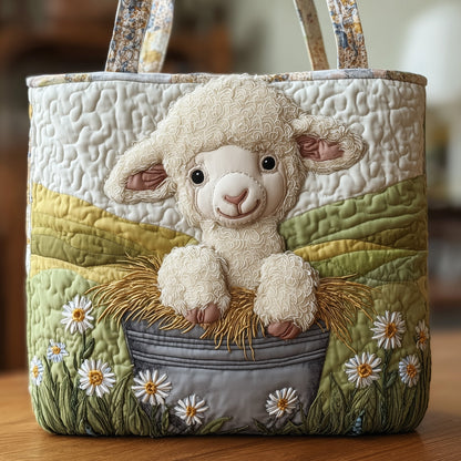Farm Sheep Quilted Tote Bag GFTONT1711