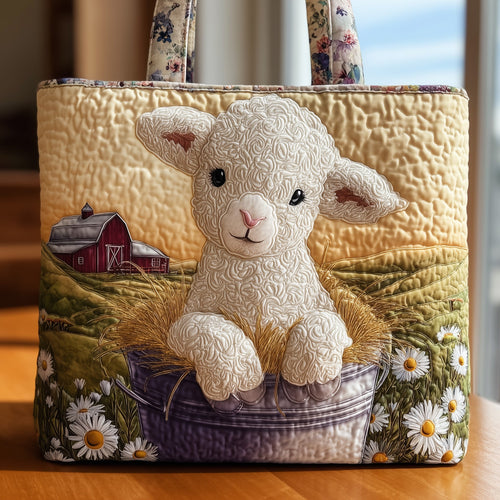 Farm Sheep Quilted Tote Bag GFTONT1712
