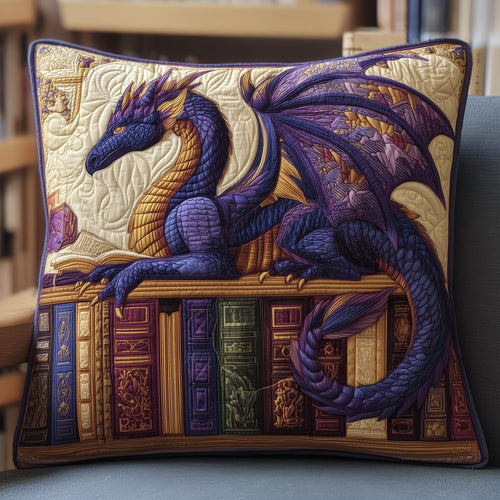 Purple Dragon Quilted Pillow Case GFTONT1722