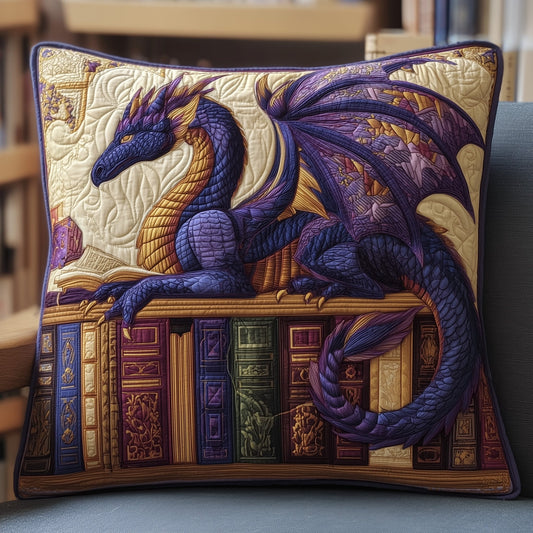 Purple Dragon Quilted Pillow Case GFTONT1722
