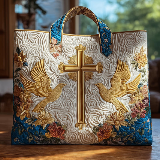 Chritian Cross Quilted Tote Bag GFTONT1753