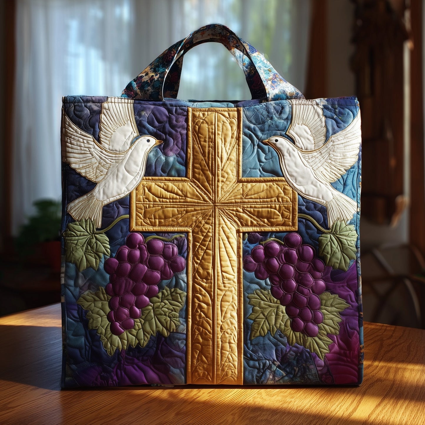 Chritian Cross Quilted Tote Bag GFTONT1757