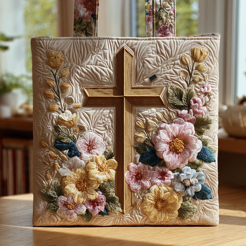 Chritian Cross Quilted Tote Bag GFTONT1759