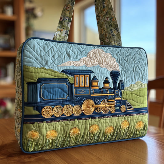 Train Quilted Tote Bag GFTONT1761