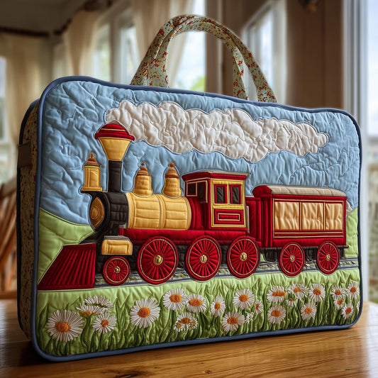 Train Quilted Tote Bag GFTONT1762