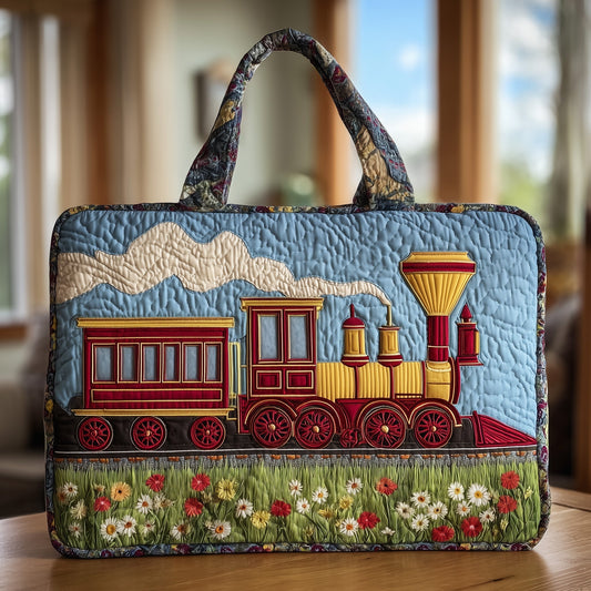 Train Quilted Tote Bag GFTONT1763