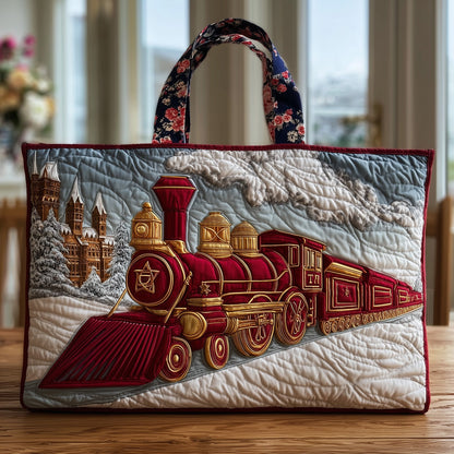Train Quilted Tote Bag GFTONT1764