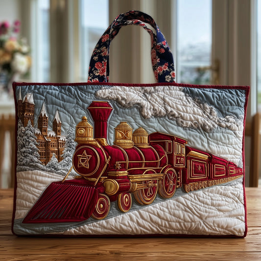 Train Quilted Tote Bag GFTONT1764