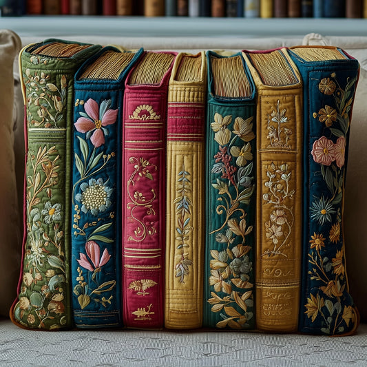 Rustic Library Quilted Pillow Case GFTONT1766