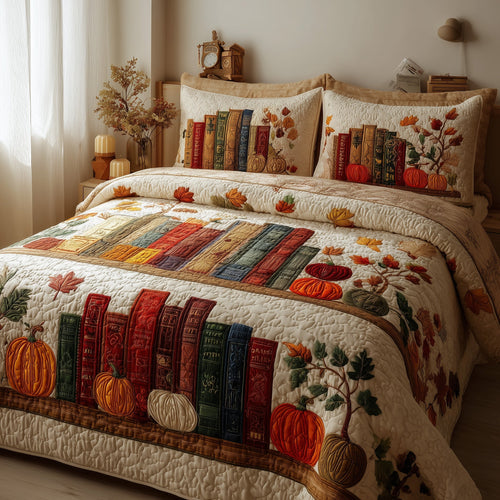 Book Shelf 3-Piece Quilted Bedding Set GFTONT1799