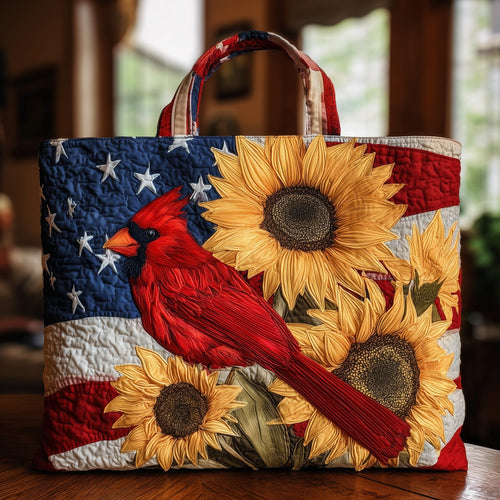 Patriot Cardinal Quilted Tote Bag GFTONT1830