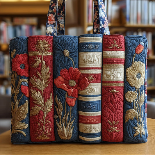 Glory Library Quilted Tote Bag GFTONT1834