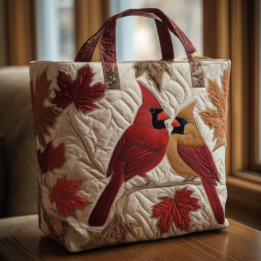 Cardinal Pair Quilted Tote Bag GFTONT1865