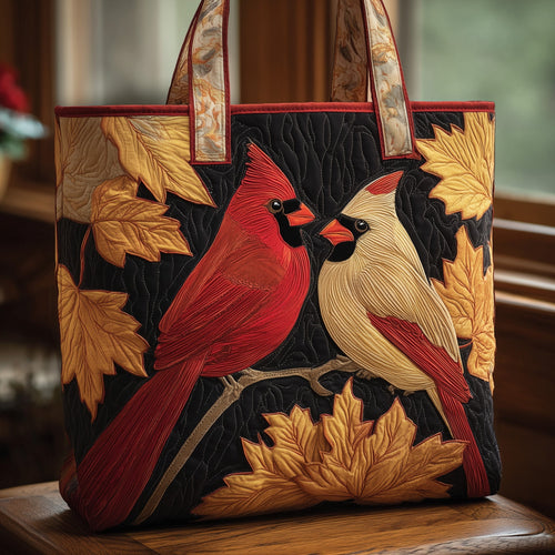 Cardinal Pair Quilted Tote Bag GFTONT1866