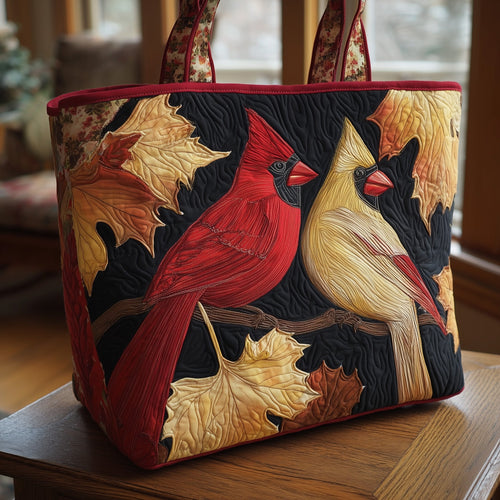 Cardinal Pair Quilted Tote Bag GFTONT1867