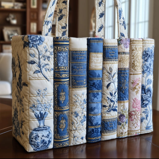 Book Quilted Tote Bag GFTONT1920