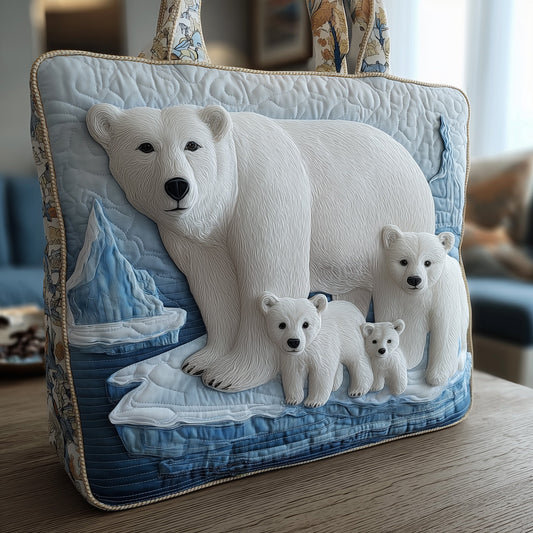 Polar Bear Quilted Tote Bag GFTONT1996