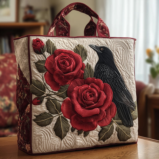 Crow Quilted Tote Bag GFTONT2006