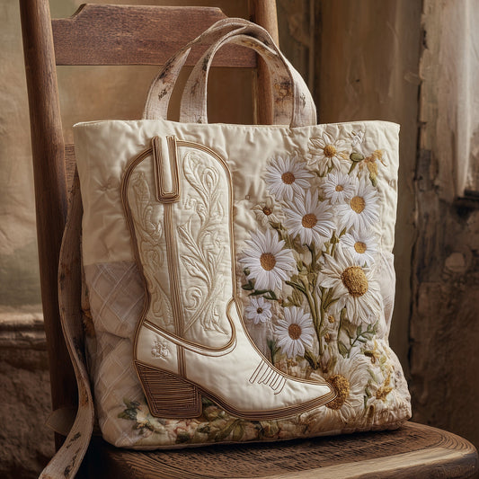 Daisy Boots Quilted Tote Bag GFTONT2012
