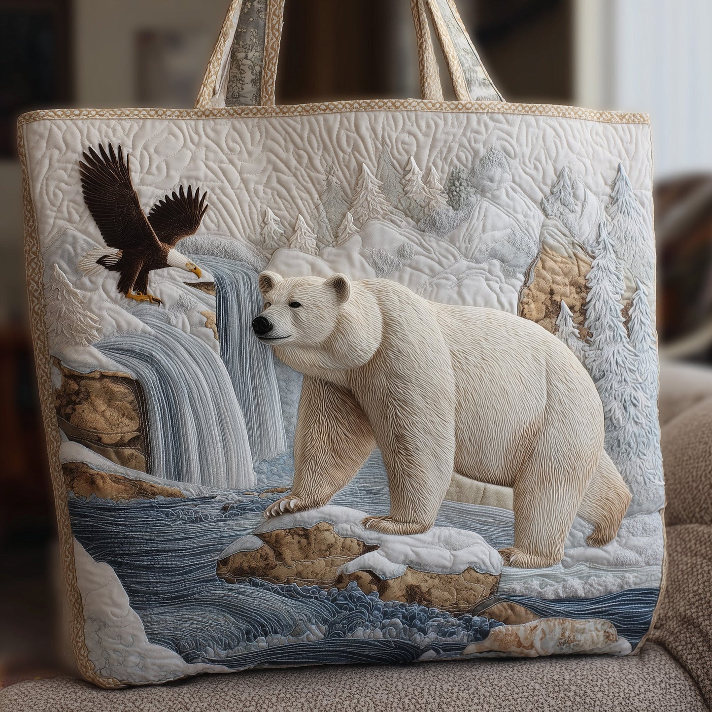 Bear Quilted Tote Bag GFTONT2018