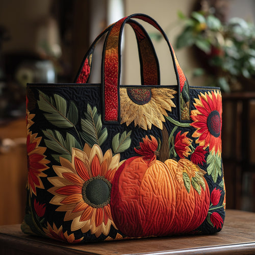 Pumpkin Quilted Tote Bag GFTONT2024