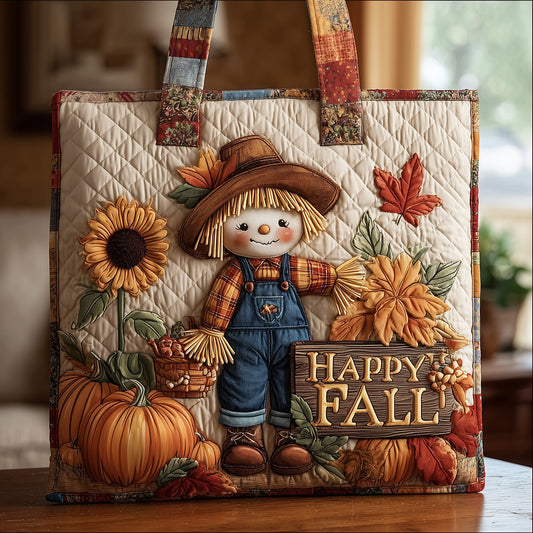 Happy Fall Quilted Tote Bag GFTONT2026