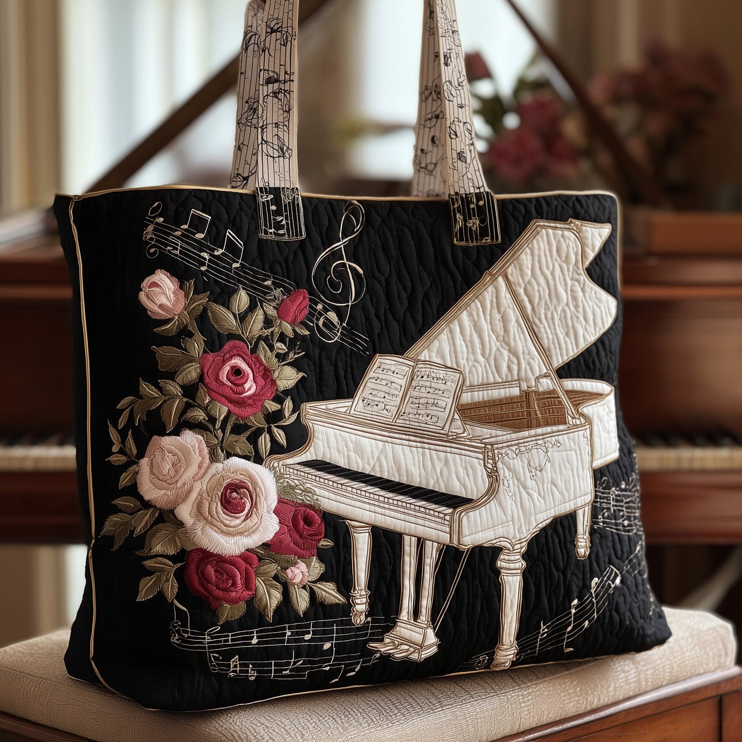 Piano Quilted Tote Bag GFTONT2051