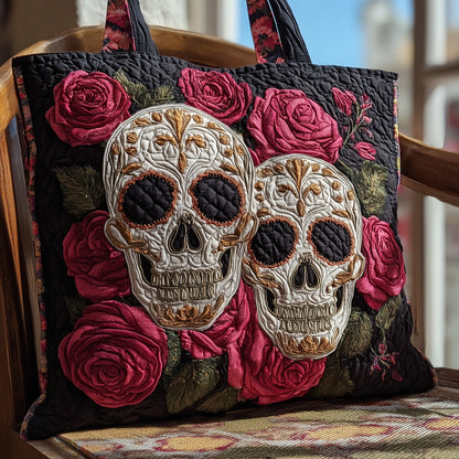 Rosia Skull Quilted Tote Bag GFTONT2056