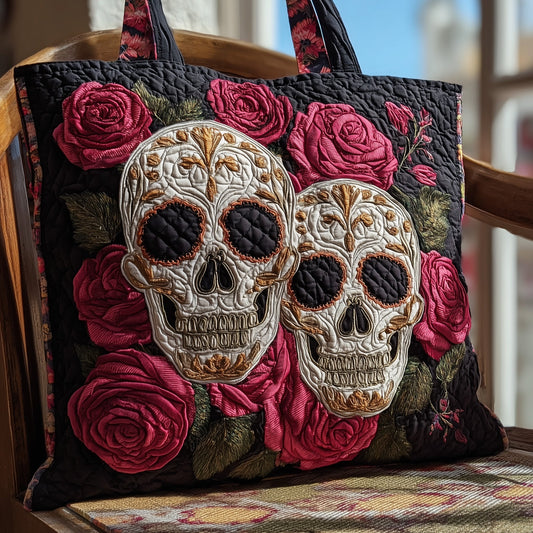 Rosia Skull Quilted Tote Bag GFTONT2056