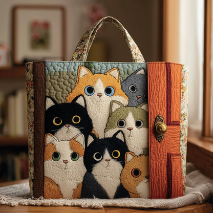 House of Cats Quilted Tote Bag GFTONT2120