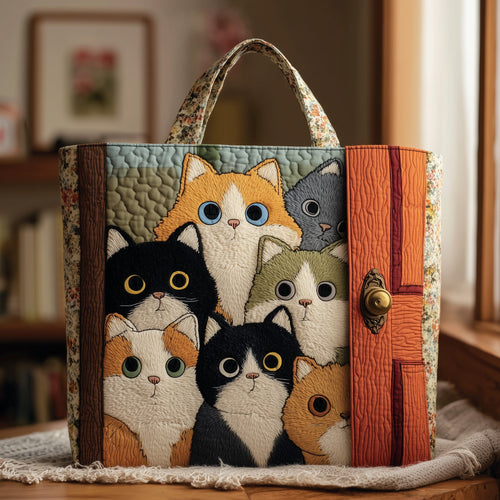House of Cats Quilted Tote Bag GFTONT2120