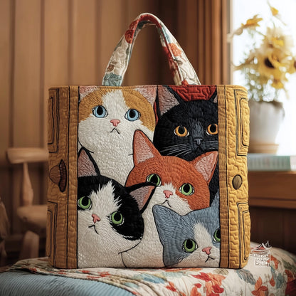 House of Cats Quilted Tote Bag GFTONT2123