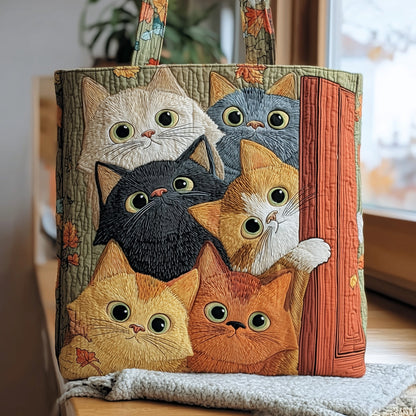 House of Cats Quilted Tote Bag GFTONT2124