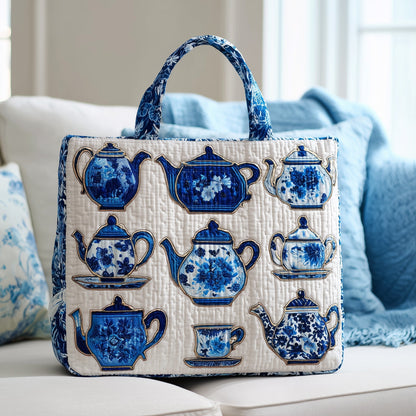 Teapot Quilted Tote Bag GFTONT2127