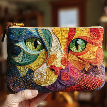 Swirly Cat Quilted Purse GFTONT2159