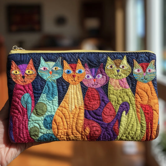 Whimsy Cat Quilted Purse GFTONT2161