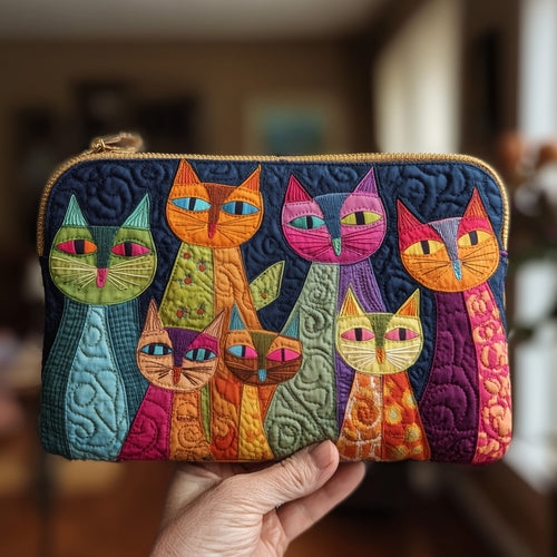 Whimsy Cat Quilted Purse GFTONT2162