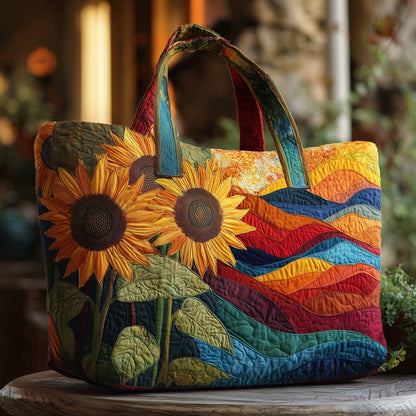 Sunflower Quilted Tote Bag GFTONT2183