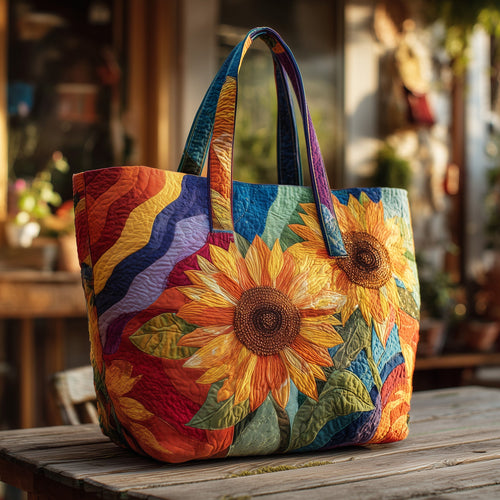 Sunflower Quilted Tote Bag GFTONT2184
